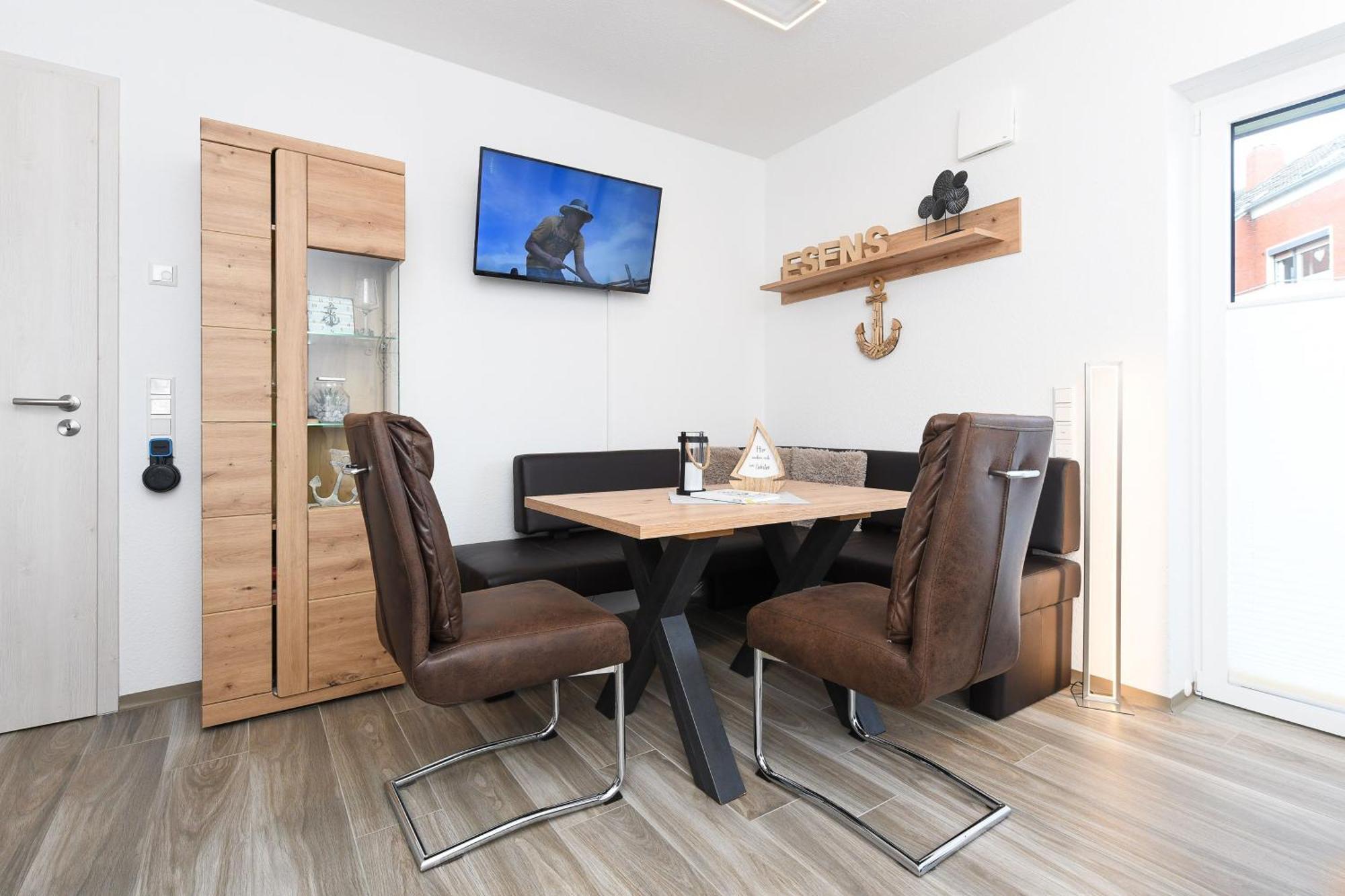Ferienwohnung Ankerpause Esens Esterno foto